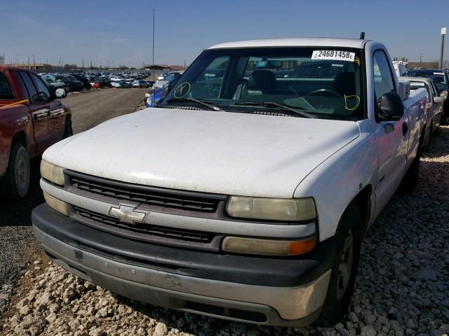 1GCEC14V3XE154417 - 1999 CHEVROLET SILVERADO WHITE photo 2