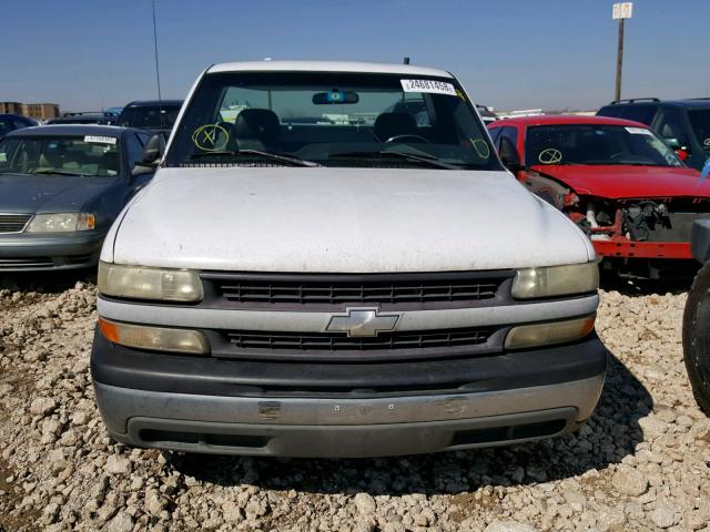 1GCEC14V3XE154417 - 1999 CHEVROLET SILVERADO WHITE photo 9