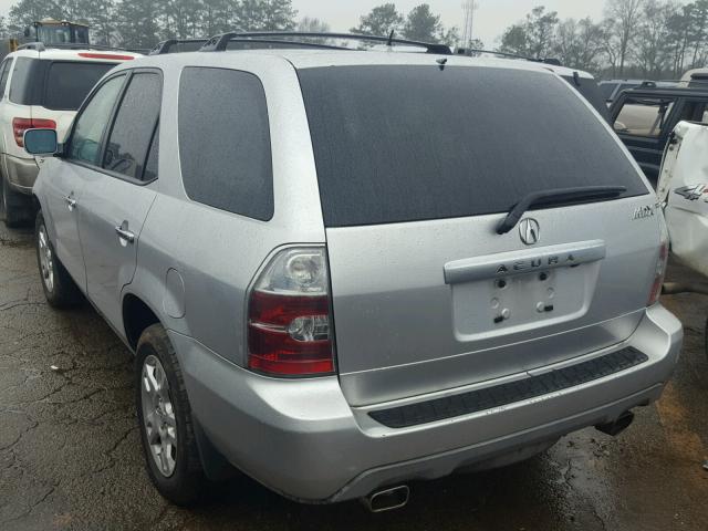 2HNYD18996H546343 - 2006 ACURA MDX TOURIN SILVER photo 3