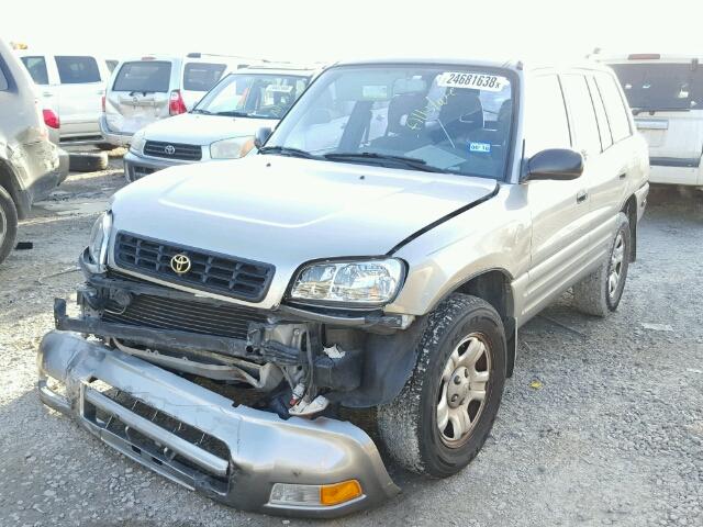 JT3GP10V2Y0049549 - 2000 TOYOTA RAV4 SILVER photo 2