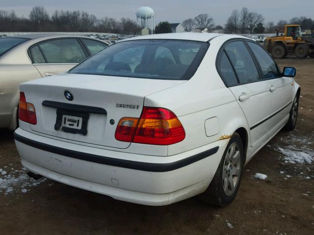 WBAET37404NH06031 - 2004 BMW 325 I WHITE photo 4