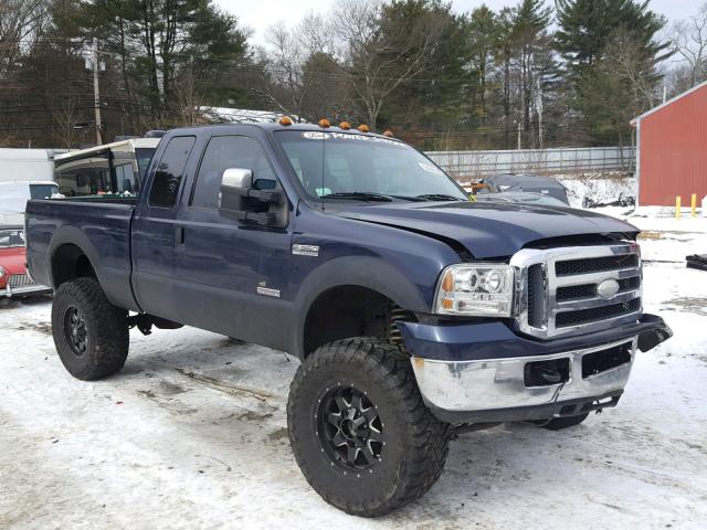 1FTWX31P97EA66840 - 2007 FORD F350 SRW S BLUE photo 1