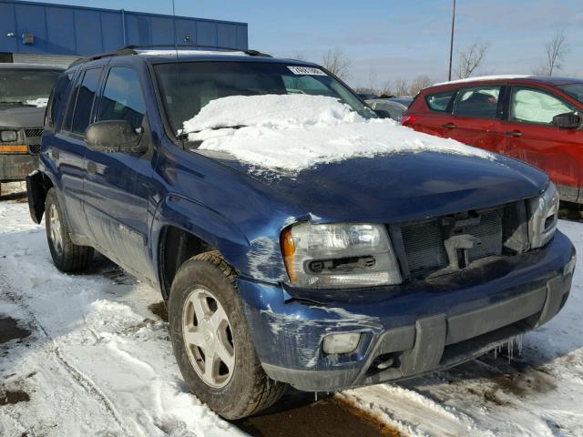 1GNDT13S432369116 - 2003 CHEVROLET TRAILBLAZE BLUE photo 1