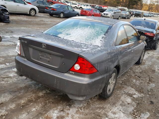 1HGEM22965L026840 - 2005 HONDA CIVIC EX ნაცრისფერი ფოტო 4