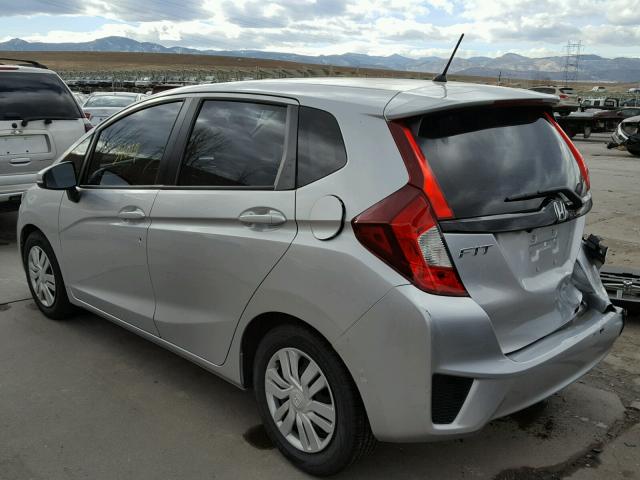 3HGGK5H52FM709171 - 2015 HONDA FIT LX SILVER photo 3