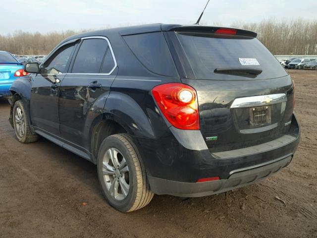 2GNALBEK3C6127037 - 2012 CHEVROLET EQUINOX LS BLACK photo 3