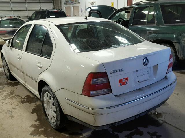 3VWRK69M84M026081 - 2004 VOLKSWAGEN JETTA GL WHITE photo 3