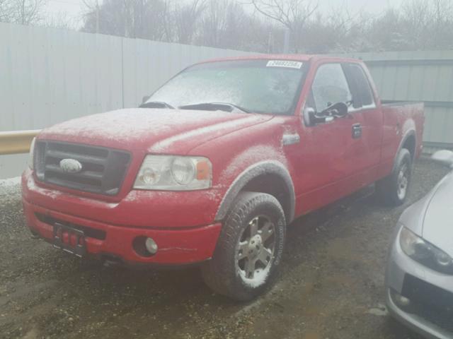 1FTPX14546FA40867 - 2006 FORD F150 RED photo 2