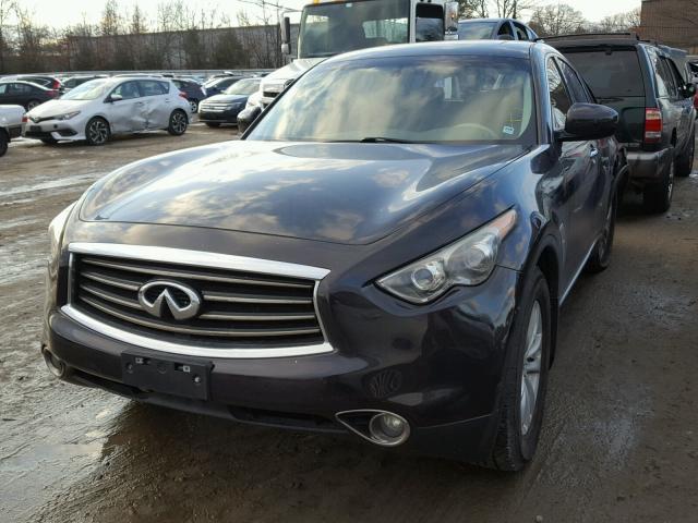 JNRAS18W19M151030 - 2009 INFINITI FX35 PURPLE photo 2