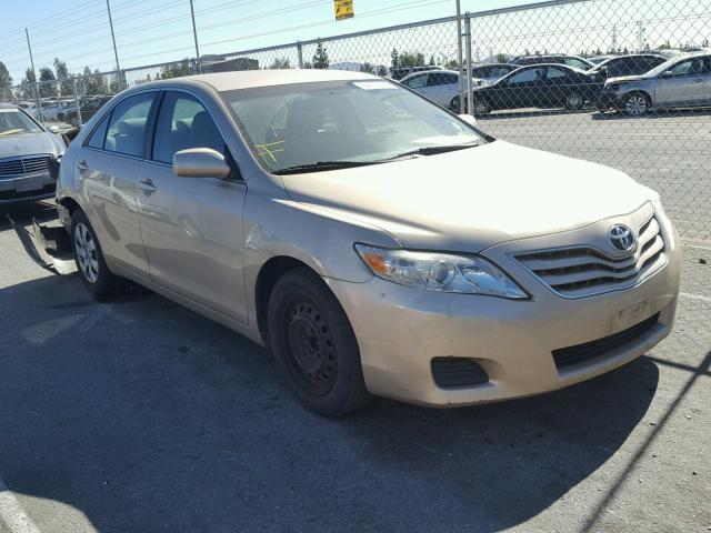 4T1BF3EK5BU759916 - 2011 TOYOTA CAMRY BASE GOLD photo 1