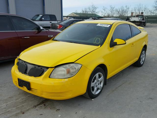 1G2AS18H397265437 - 2009 PONTIAC G5 YELLOW photo 2