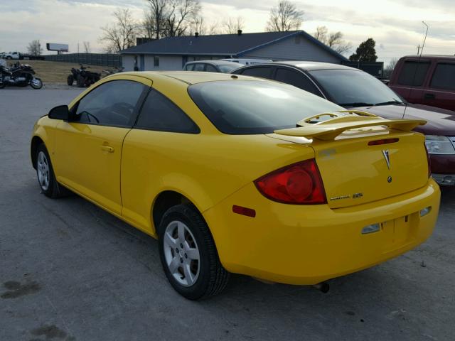 1G2AS18H397265437 - 2009 PONTIAC G5 YELLOW photo 3