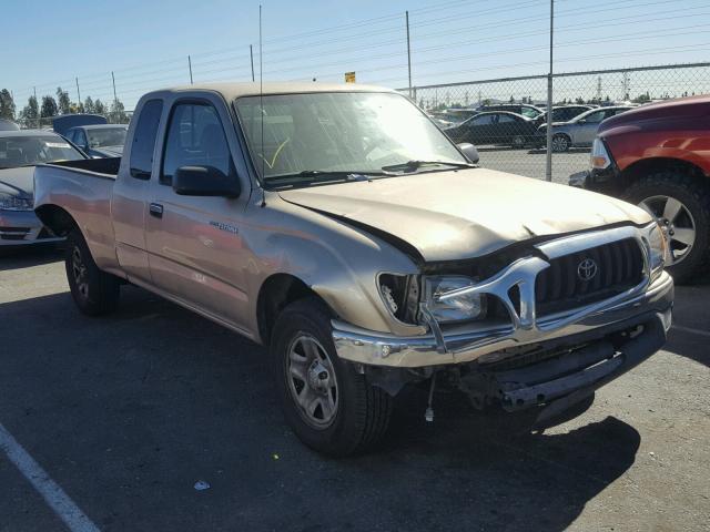 5TEVL52N73Z164966 - 2003 TOYOTA TACOMA XTR GOLD photo 1