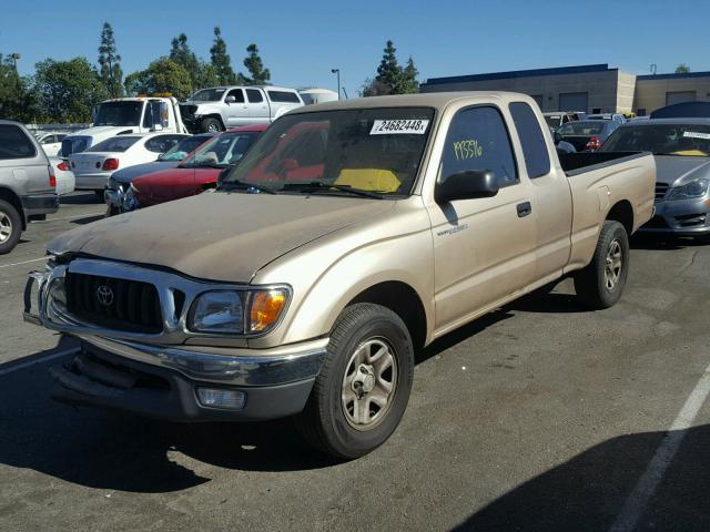 5TEVL52N73Z164966 - 2003 TOYOTA TACOMA XTR GOLD photo 2