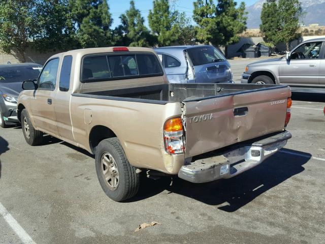 5TEVL52N73Z164966 - 2003 TOYOTA TACOMA XTR GOLD photo 3