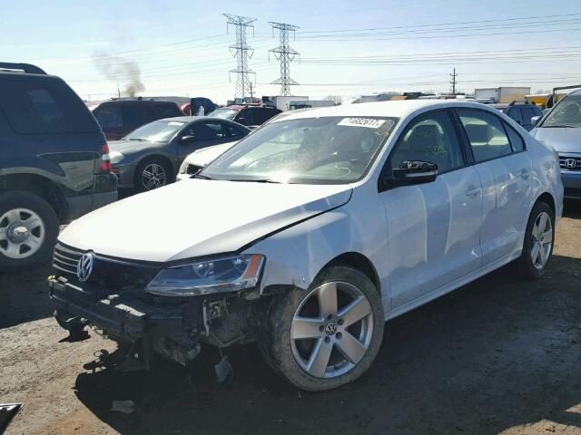 3VWDP7AJ9CM410839 - 2012 VOLKSWAGEN JETTA SE 白色 照片 2