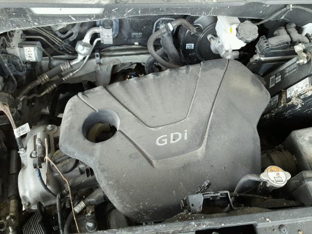 KNDJN2A21F7771083 - 2015 KIA SOUL GRAY photo 7