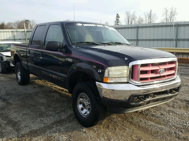 1FTNW21LX2EB08169 - 2002 FORD F250 SUPER BLACK photo 1