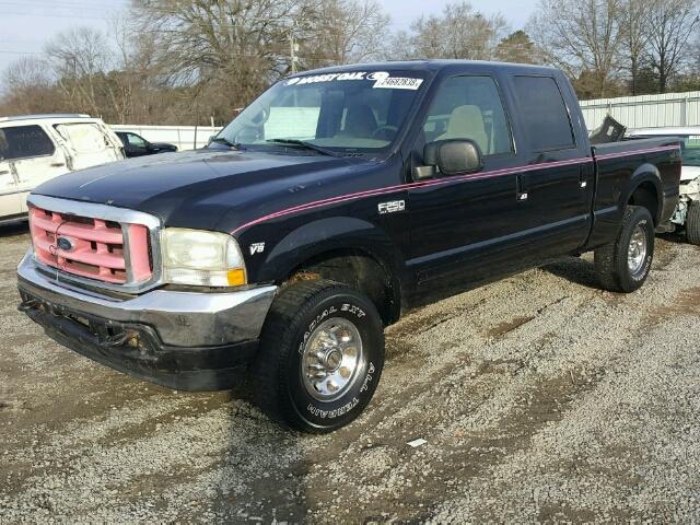 1FTNW21LX2EB08169 - 2002 FORD F250 SUPER BLACK photo 2