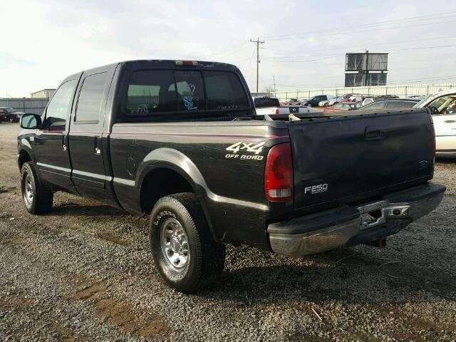 1FTNW21LX2EB08169 - 2002 FORD F250 SUPER BLACK photo 3