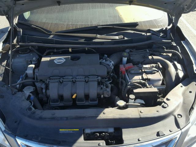 3N1AB7AP7DL760778 - 2013 NISSAN SENTRA S GRAY photo 7