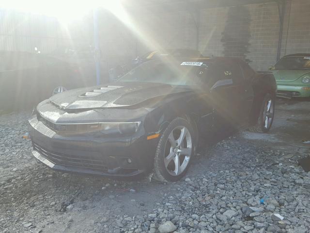 2G1FK1EJ9F9150482 - 2015 CHEVROLET CAMARO 2SS BLACK photo 2