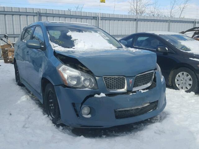 5Y2SR67049Z430114 - 2009 PONTIAC VIBE GT BLUE photo 1