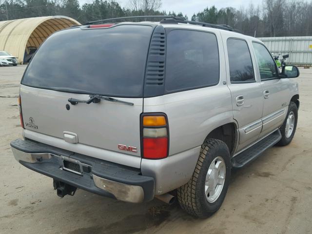 1GKEK13Z94R213700 - 2004 GMC YUKON TAN photo 4