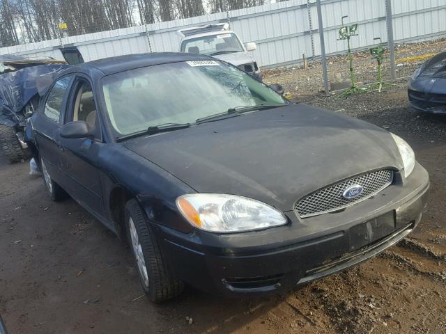 1FAFP53U36A237074 - 2006 FORD TAURUS SE BLACK photo 1