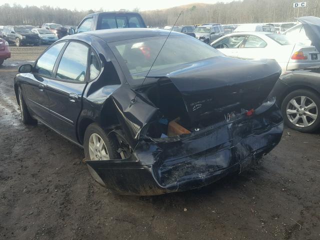 1FAFP53U36A237074 - 2006 FORD TAURUS SE BLACK photo 3