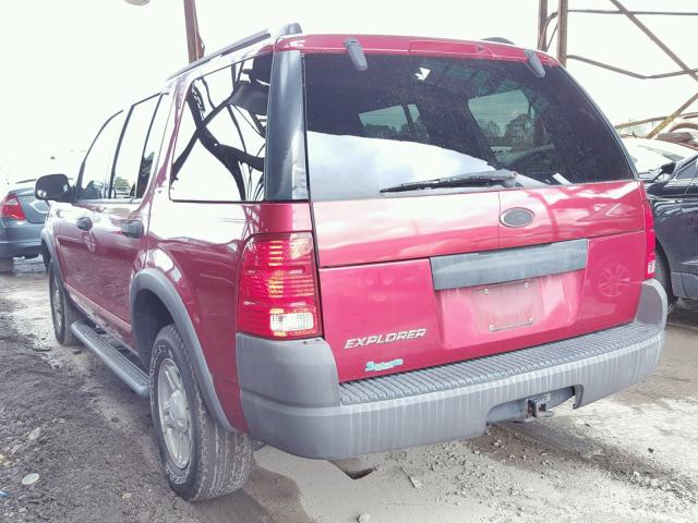 1FMDU62K23UB83739 - 2003 FORD EXPLORER X RED photo 3