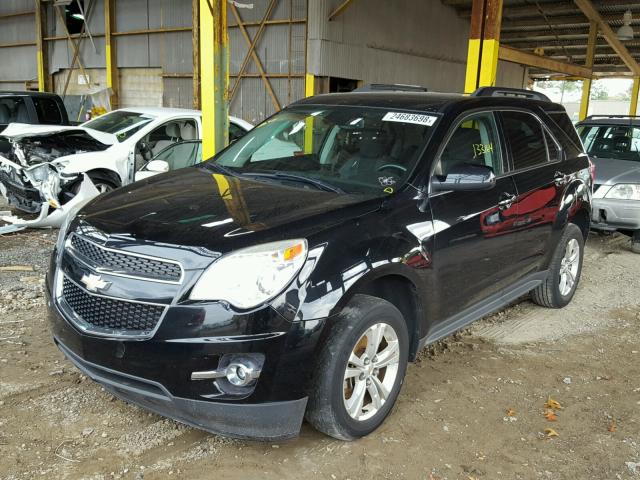 2GNALPEK1C6326102 - 2012 CHEVROLET EQUINOX LT BLACK photo 2