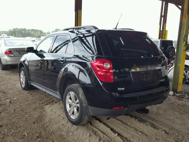 2GNALPEK1C6326102 - 2012 CHEVROLET EQUINOX LT BLACK photo 3