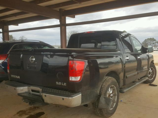 1N6BA07AX5N530813 - 2005 NISSAN TITAN XE BLACK photo 4