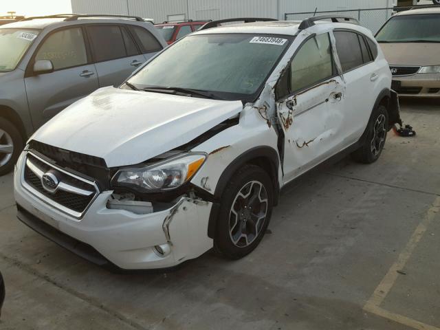 JF2GPAVC3D2886748 - 2013 SUBARU XV CROSSTR WHITE photo 2