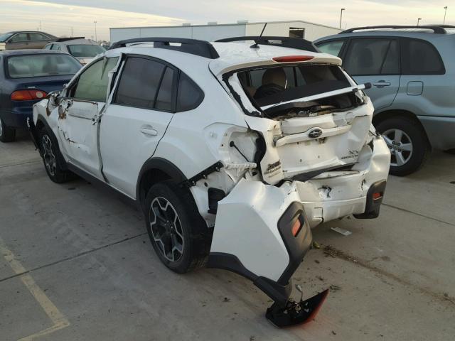 JF2GPAVC3D2886748 - 2013 SUBARU XV CROSSTR WHITE photo 3