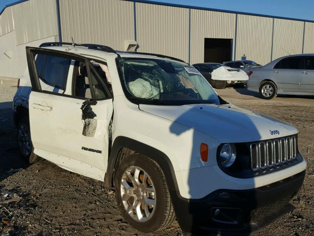 ZACCJABB5HPF71424 - 2017 JEEP RENEGADE L WHITE photo 1