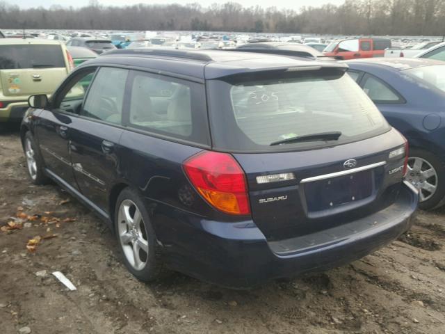 4S3BP616477301169 - 2007 SUBARU LEGACY 2.5 BLUE photo 3