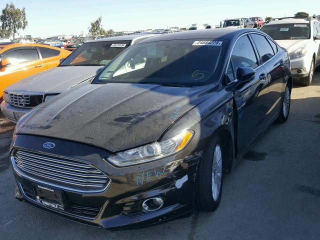 3FA6P0SU4ER164466 - 2014 FORD FUSION TIT BLACK photo 2