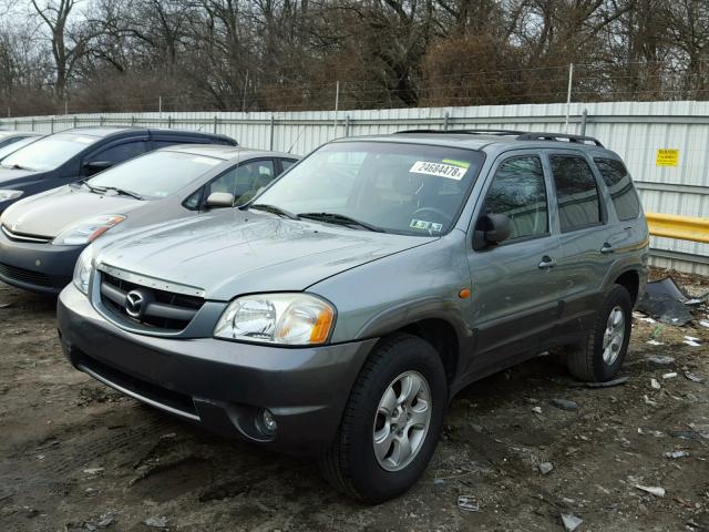 4F2YZ04154KM23288 - 2004 MAZDA TRIBUTE LX GREEN photo 2