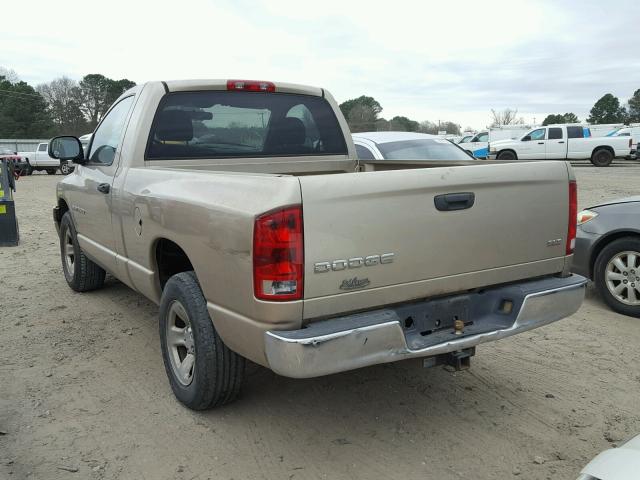 1D7HA16N53J559041 - 2003 DODGE RAM 1500 S GOLD photo 3