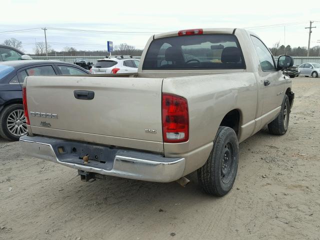 1D7HA16N53J559041 - 2003 DODGE RAM 1500 S GOLD photo 4