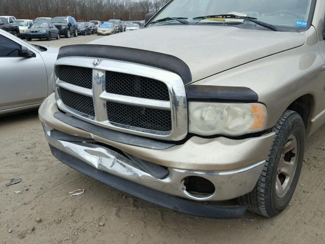 1D7HA16N53J559041 - 2003 DODGE RAM 1500 S GOLD photo 9