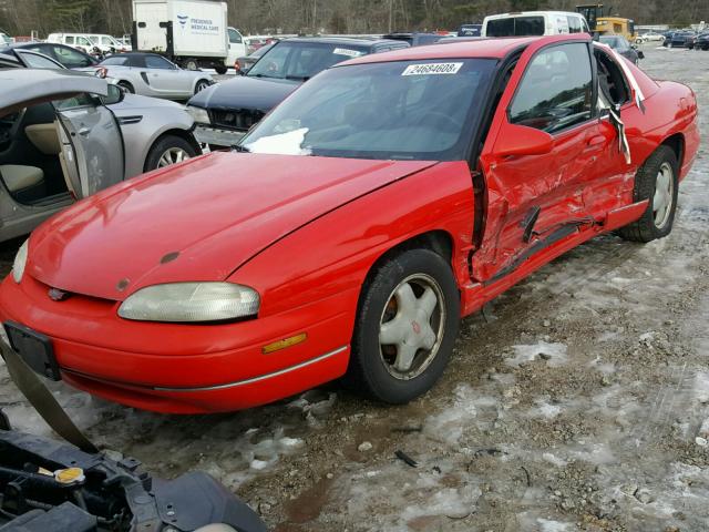 2G1WX12X9S9206747 - 1995 CHEVROLET MONTE CARL RED photo 2