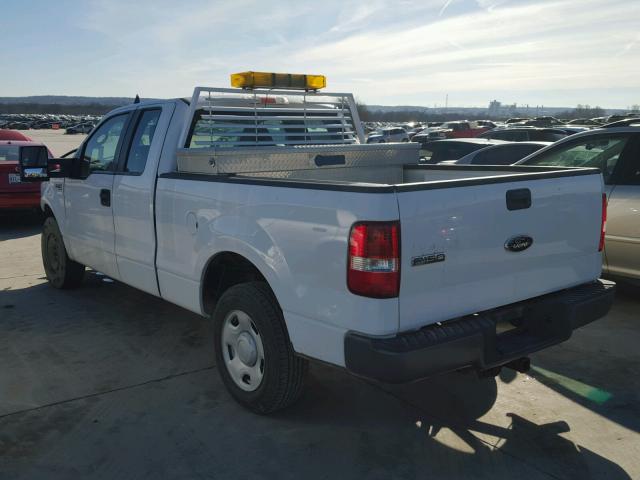 1FTRX12W58KE99257 - 2008 FORD F150 WHITE photo 3