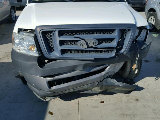 1FTRX12W58KE99257 - 2008 FORD F150 WHITE photo 9