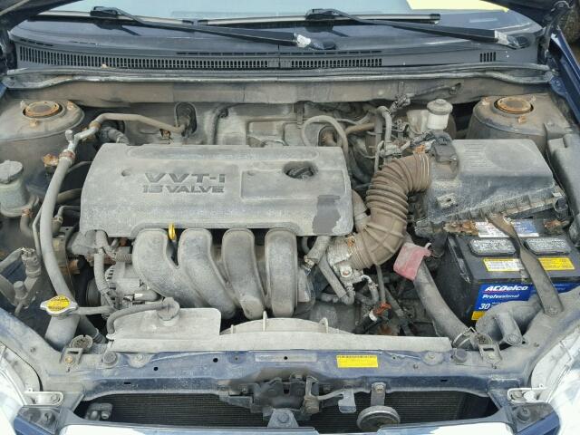 2T1BR32EX7C731852 - 2007 TOYOTA COROLLA CE BLUE photo 7