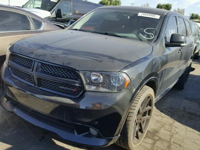 1C4SDHCT0CC260225 - 2012 DODGE DURANGO R/ BLACK photo 2