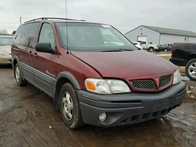 1GMDX03E22D168346 - 2002 PONTIAC MONTANA MAROON photo 1