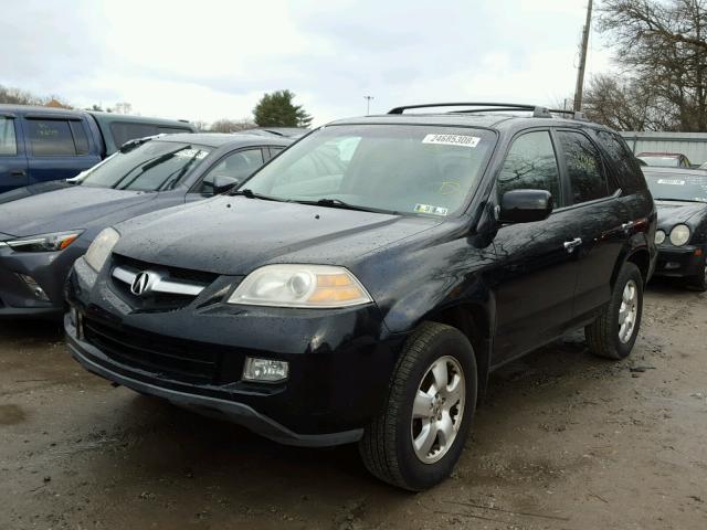 2HNYD18226H512196 - 2006 ACURA MDX BLACK photo 2